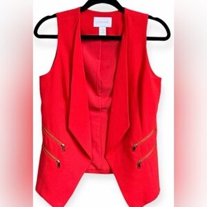Super cute red Cache vest size 0
